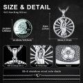 wholesale 925 Sterling Silver St Sebastian Athletes Medal Pendant with Soccer Ball Charm for Men Women Catholic s 47mm Diameter-0-1