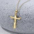 wholesale 14K Gold Crucifix Necklace Christian Jewelry for Women-0-1