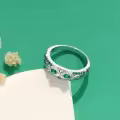 TOUPOP Gold & Zircon Retro Statement Ring for Women-0-3