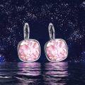 wholesale Sterling Silver Austrian Crystal Hypoallergenic Leverback Earrings Women s Gift-0-30