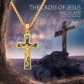 wholesale 925 Sterling Silver Jesus Cross Pendant Necklace - Faith Gift for Men & Women-0-4
