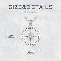 wholesale 925 Sterling Silver Compass Necklace Pendant for Men & Women - Graduation s -0-5