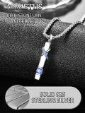 wholesale 925 Sterling Silver Birthstones Urn Necklace for Ashes Infinity Cube Cremation Pendant-0-4