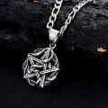 wholesale Stainless Steel Cross/dog Tag/skull/dragon Pendant Necklace Birthday Gifts For Men -0-3