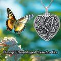 wholesale TOUPOP Heart Urn Necklace For Ashes 925 Sterling Silver Cremation Jewelry Keepsake Necklaces Memorial Sympathy Gifts For Women Mom Wife -0-4