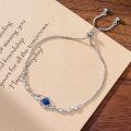 TOUPOP Sterling Silver Infinity Birthstone Bracelet Gift for Women-0-4