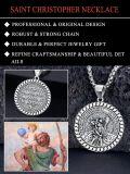 wholesale 925 Sterling Silver St Christopher Protectus Pendant Necklace Protection s for Men & Women-0-2