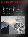 wholesale 925 Sterling Silver Mountain Ying-Yang Pendant Couples Necklaces Matching Set-0-2