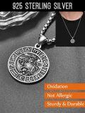 wholesale S925 Sterling Silver Virgo Zodiac Sign Pendant Necklaces for Men Women Astrology s-0-4