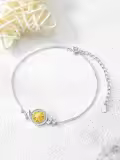 wholesale 925 Sterling Silver Compass Anchor Charm Bracelet & Anklet Sets Wholesale for Women-0-3