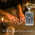 wholesale 925 Sterling Silver The Chariot Tarot Pendant Necklace s for Men Women Gifts Jewelry-0-1