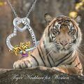 wholesale 925 Sterling Silver Tiger Love Forever Pendant Necklace for Women Valentines Day Gifts-0-5