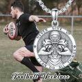 wholesale 925 Sterling Silver Sport Pendant Necklaces - Football & Basketball Fans Gifts for Him-0-2