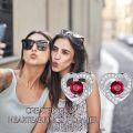 wholesale 925 Sterling Silver Birthstone Heart Stud Earrings Jewelry Gifts for Women-0-23