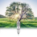 wholesale 925 Sterling Silver Tree Of Life Bullet Cremation Urn Necklace Memorial Ashes Pendant-0-3