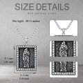 wholesale 925 Sterling Silver Virgin Mary Pendant Necklace - Religious s for Women and Men-0-1