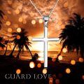 wholesale 925 Sterling Silver Cross Pendant Necklace-0-3