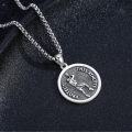 wholesale 925 Sterling Silver  Basketball Player Sports Pendant Necklace-0-2