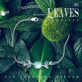 wholesale 925 Sterling Silver Blue Moonstone Leaf Design Charm Bracelet for Women's Gifts-0-1