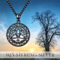 wholesale Black  Celtic Knot Tree Of Life Pendant Necklace  For Men-0-2