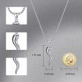 wholesale 925 Sterling Silver Italian Horn Pendant Necklace - Good Luck Charm s-0-5