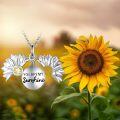 wholesale 925 Sterling Silver Sunflower Locket Necklace with Hidden Message – Hypoallergenic, Tarnish-Free Gift for Women-0-5