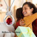 wholesale 925 Sterling Silver Daisy Pendant With Orange Gemstone-0-5