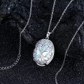 wholesale 925 Sterling Silver Blue Moonstone Tree of Life Pendant Necklace with Chain-0-3