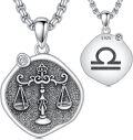 wholesale Sterling Silver Zodiac Constellation Necklace Astrology Pendant-0-15