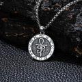 wholesale 925 Sterling Silver Egyptian Ankh Eye of Horus and Anubis Pendant Necklaces for Men & Women-0-4