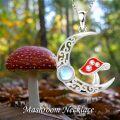 wholesale 925 Sterling Silver Moon Pendant with Red Enamel and Crystal Accents-0-4