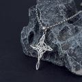 wholesale 925 Sterling Silver Celtic Knot Star Pendant Necklaces for Men & Women-0-2