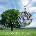 wholesale  Sterling Silver Tree of Life Necklace with Dainty Pendant Irish Jewelry Gift for Women -0-1
