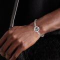 wholesale 925 Sterling Silver Saint Francis Medal Chain Bracelet Religious Jewelry Gift-0-3