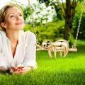wholesale Gold 925 Sterling Silver Sloth Sliding Charm Necklace with Stuffed Animal Pendant Gift for Women-0-2