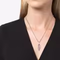 wholesale 925 Sterling Silver Purple Amethyst Natural Stone Healing Crystal Tree of Life Pendant Necklace-0-3