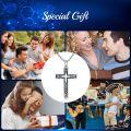 wholesale Sterling Silver Polished Delicate Crucifix Cross Pendant Necklace for Men Women 20 22 24 Inches-0-5