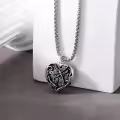 TOUPOP Sterling Silver & Stone Dragonfly Urn Necklace For Ashes Memorial Jewelry-0-4