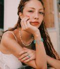 wholesale 925 Sterling Silver Dreamcatcher Turquoise Chip Bracelet-0-2
