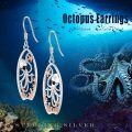 wholesale 925 Sterling Silver Sunglasses Octopus Starfish Coral Drop Earrings-0-1