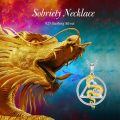 wholesale 925 Sterling Silver Gold Plated Dragon Pendant Triangle Charm Necklace for Men & Women-0-4