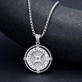 wholesale Sterling Silver Stone Zodiac Necklace 12 Constellation Horoscope Pendant-0-52