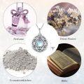 wholesale 925 Sterling Silver Moonstone Urn Pendant Keepsake Ashes Holder Necklace for Women and Men-0-5