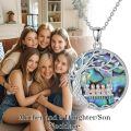 TOUPOP Sterling Silver Crystal Family Tree Necklace For Women-0-2