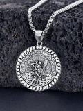 wholesale 925 Sterling Silver St Christopher Protectus Pendant Necklace Protection s for Men & Women-0-3