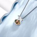 wholesale 925 Sterling Silver Turquoise Shell Photo Locket Pendant Necklace Gifts for Women-0-3