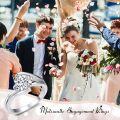 wholesale TOUPOP 1ct Round Cut Moissanite Wedding Rings For Women D Color Vvs1 S925 Sterling Silver Moissanite Engagement Ring Eternity Promise Wedding Anniversary Christmas Jewelry Gift For Wife Size 6-9 -0-2