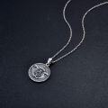 wholesale 925 Sterling Silver Masonic Compass & G Pendant Necklace for Men-0-2