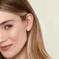 wholesale 925 Sterling Silver Monkey Opal Stud Hoop Earrings for Girls and Women-0-4