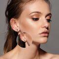 wholesale 925 Sterling Silver Rose Gun Stud Earrings Punk Style for Women-0-0